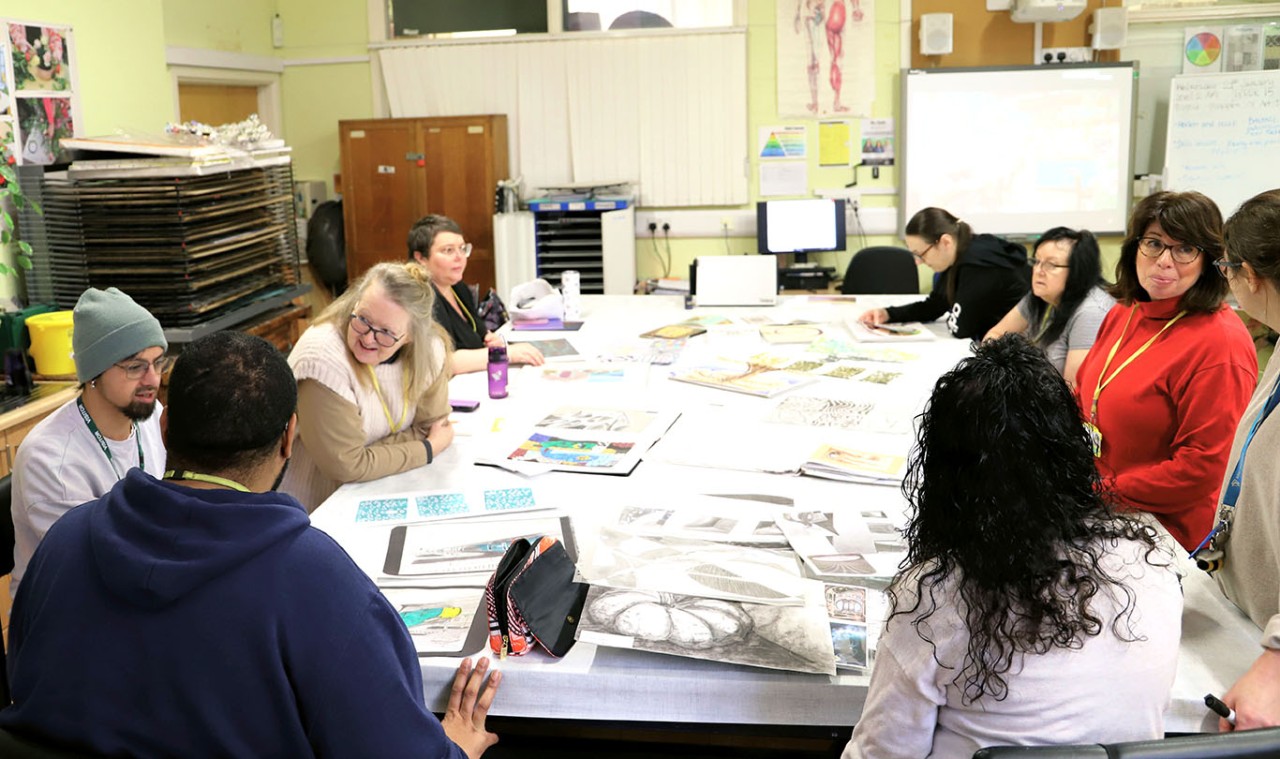 b2ap3_large_L2ArtExh2 Level 2 Art Students WAG Exhibition - EasyBlog - Adult Education Wolverhampton